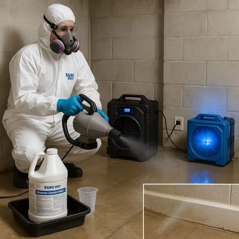 Sanitization and Odor Removal process in Oakland Park, FL